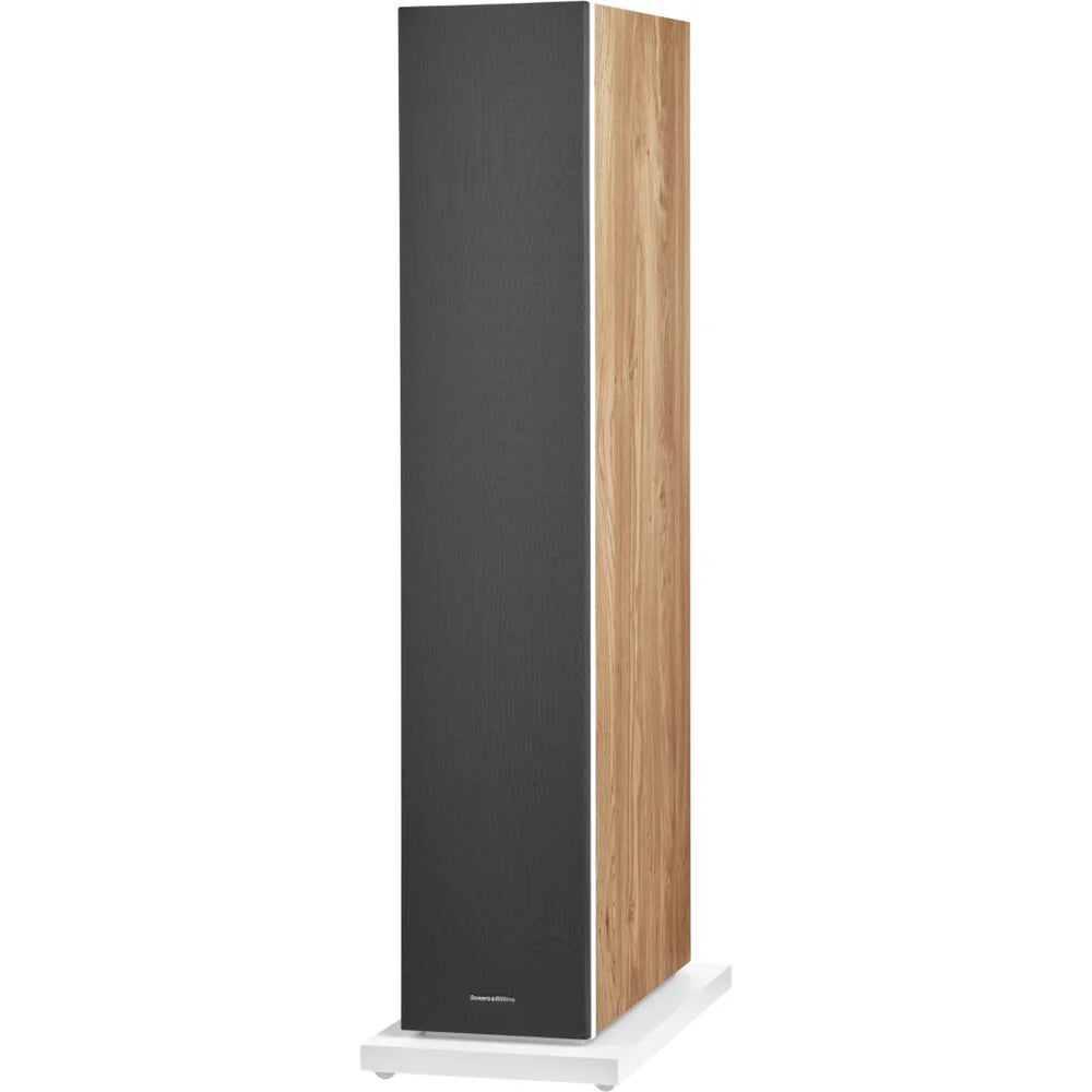 Bowers & Wilkins 603 S3 passive floorstanding speakers with sleek black cabinets and detailed speaker drivers.