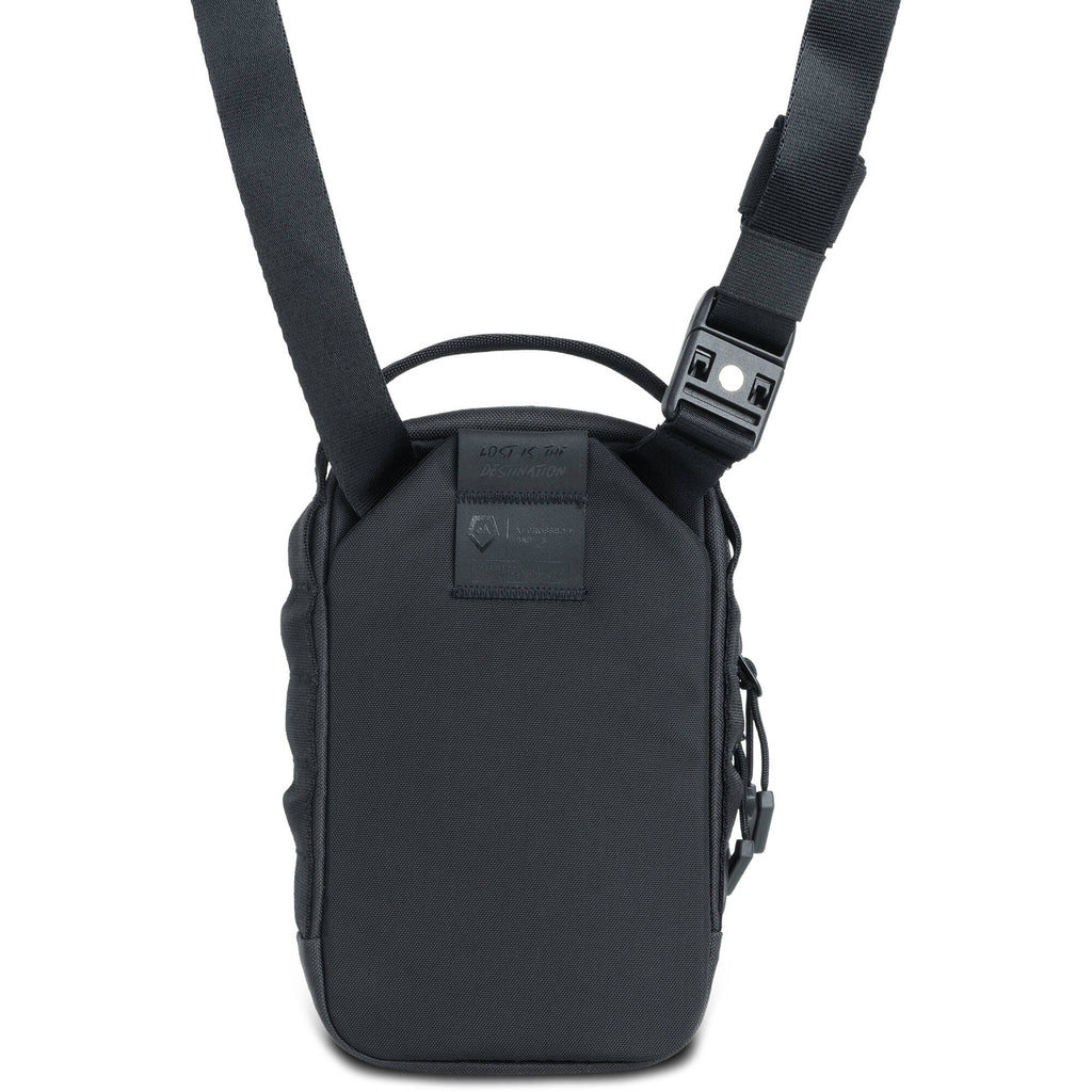 Wandrd X1 Cross Body video equipment bag with adjustable strap and padded compartments for camera gear and accessories.
