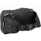Think Tank PressPass video equipment bag with padded compartments and adjustable straps for professional camera gear storage.