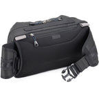 Think Tank PressPass video equipment bag with padded compartments for camera gear and accessories.