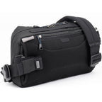 Think Tank PressPass video equipment bag with padded compartments and adjustable straps for professional camera gear storage.