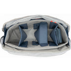 Think Tank PressPass video equipment bag with padded compartments and adjustable straps for professional camera gear storage.