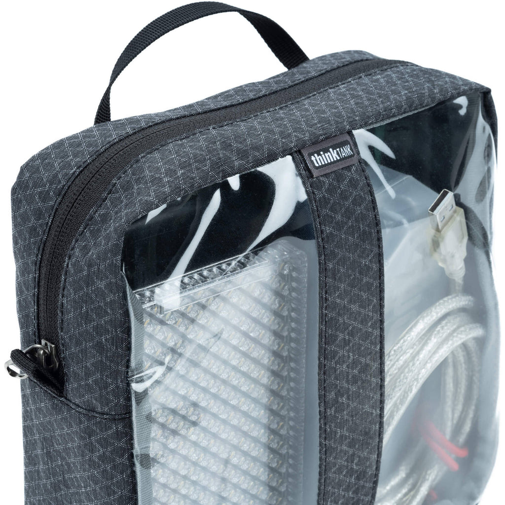 Think Tank Cable Management V3.0 bag for video equipment, with organized compartments for cables and accessories.