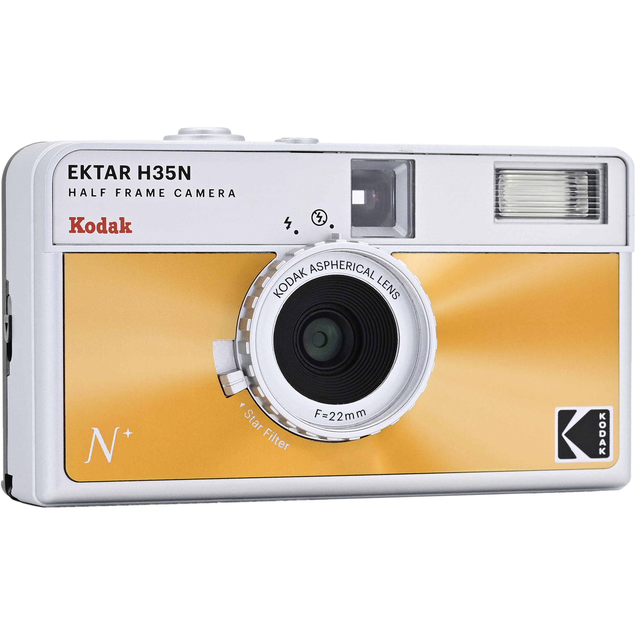 Kodak EKTAR H35N instant and compact camera with black body and lens, designed for high-quality instant photography.