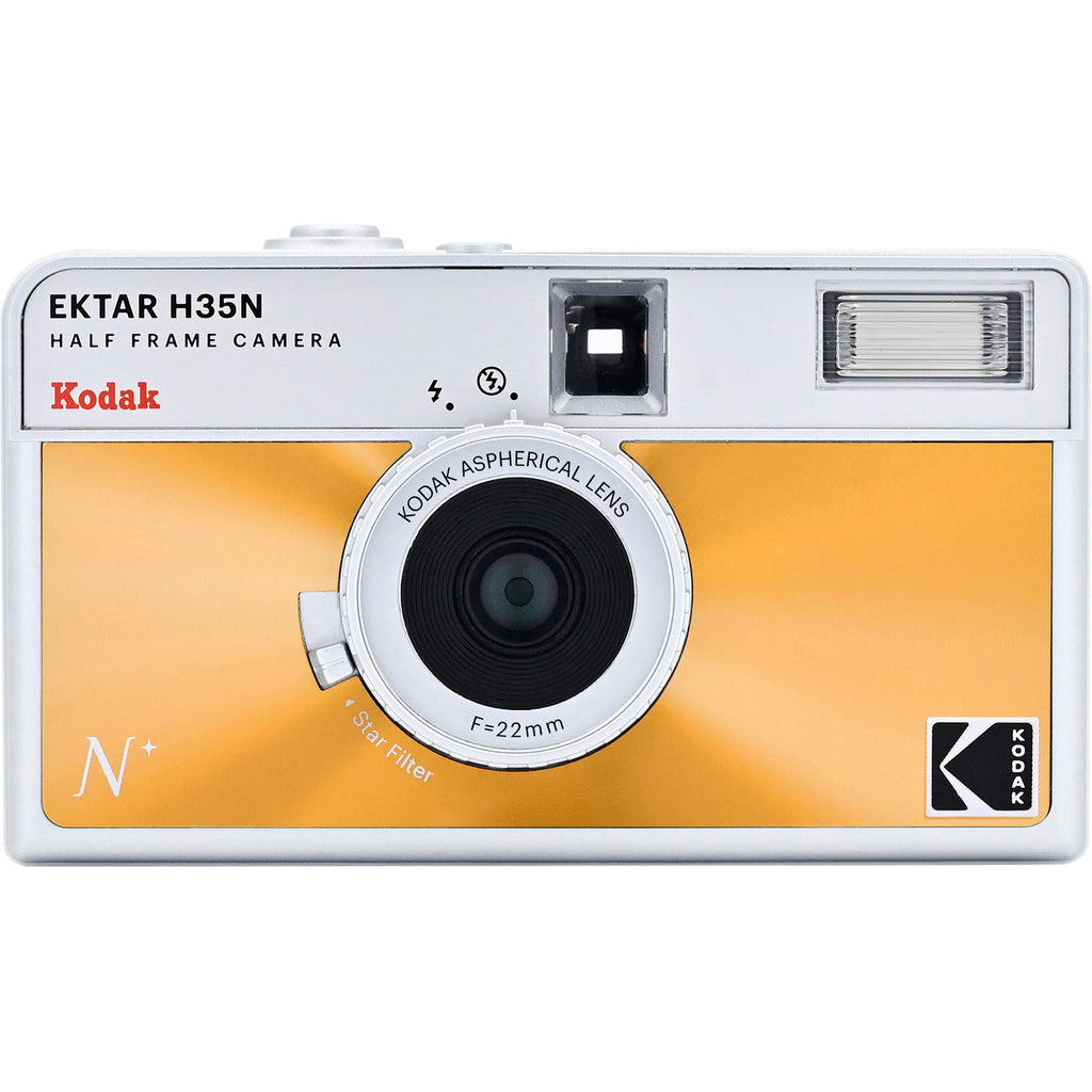 Kodak EKTAR H35N compact instant camera with black body and lens, designed for easy instant photography.