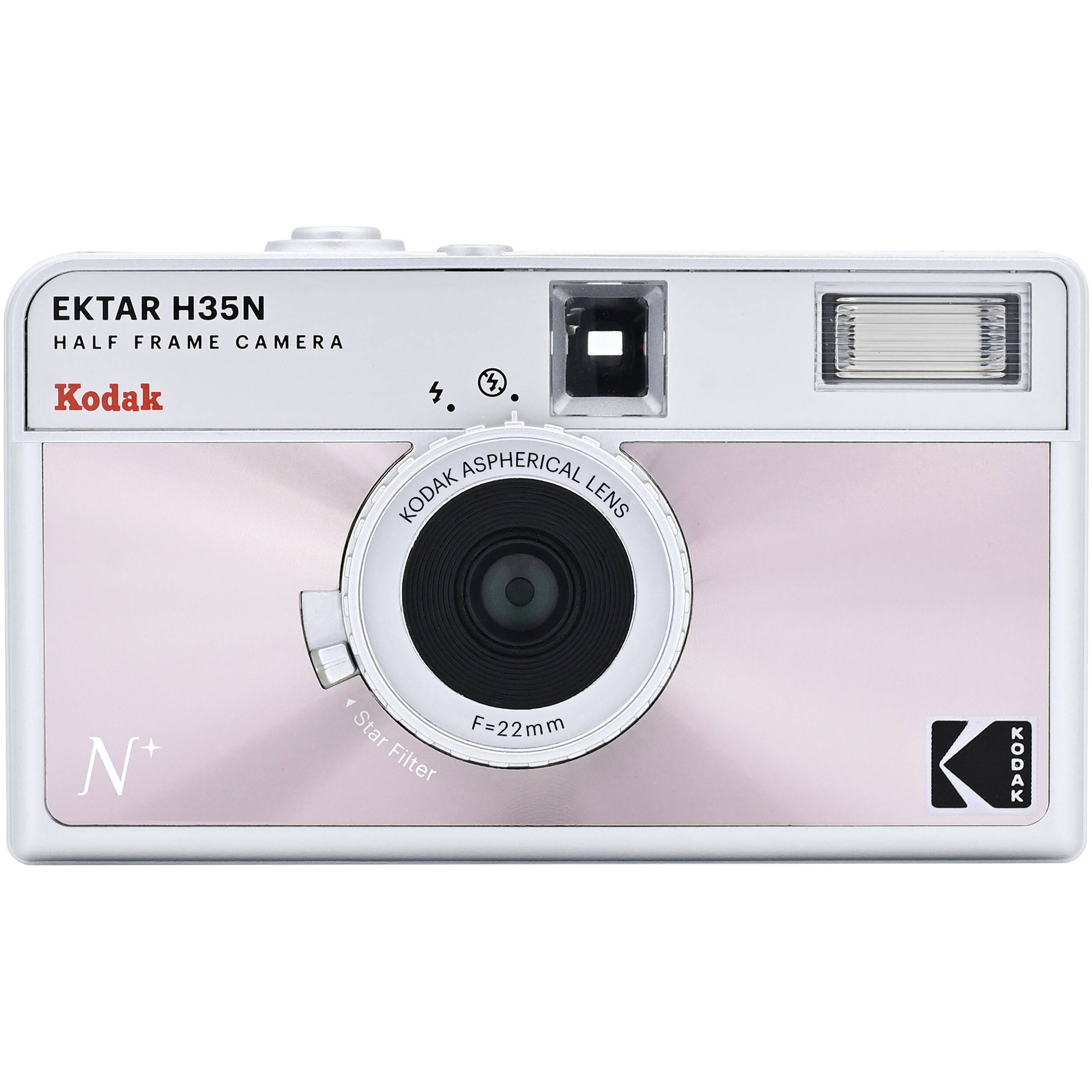 Kodak EKTAR H35N instant compact camera with red body, ready for instant photo printing and easy handheld use.
