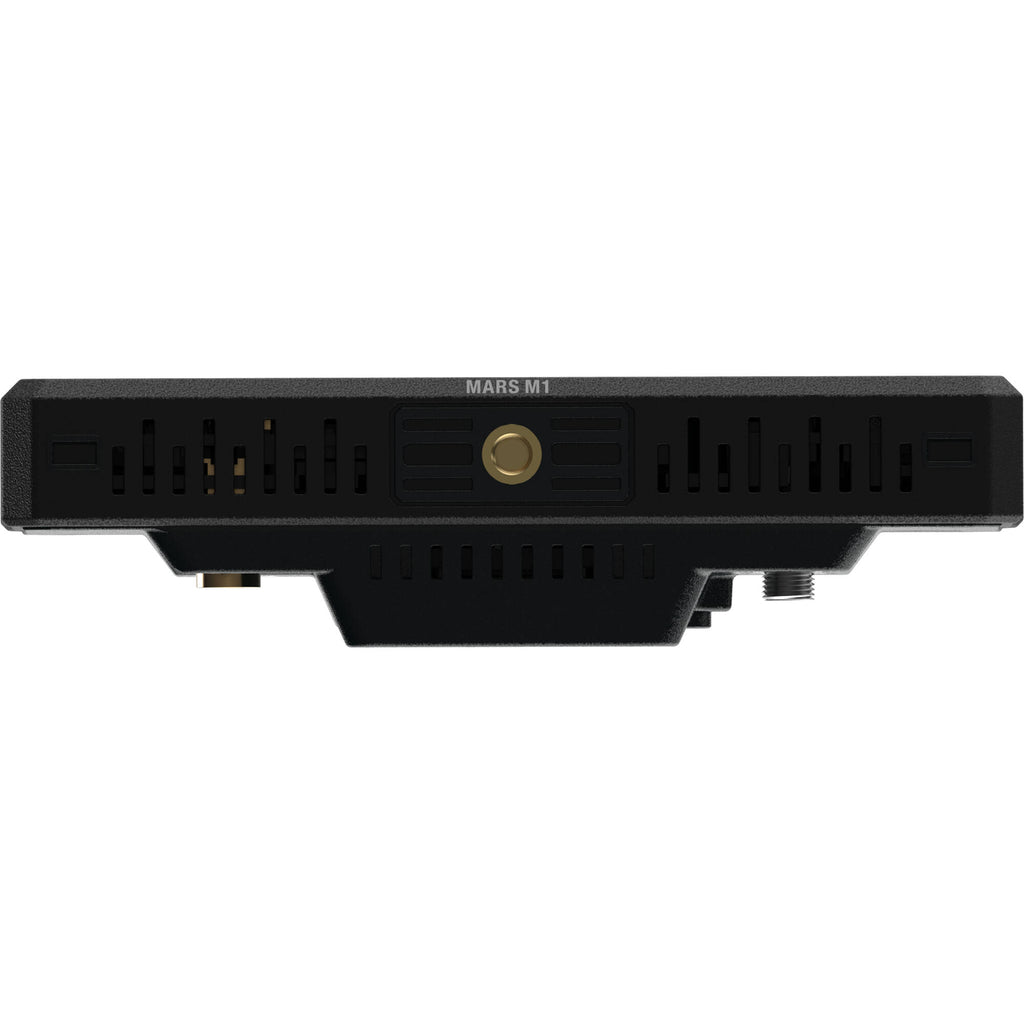 Hollyland Mars M1 Enhanced video monitor set showing dual wireless monitors with control screens and antennas.
