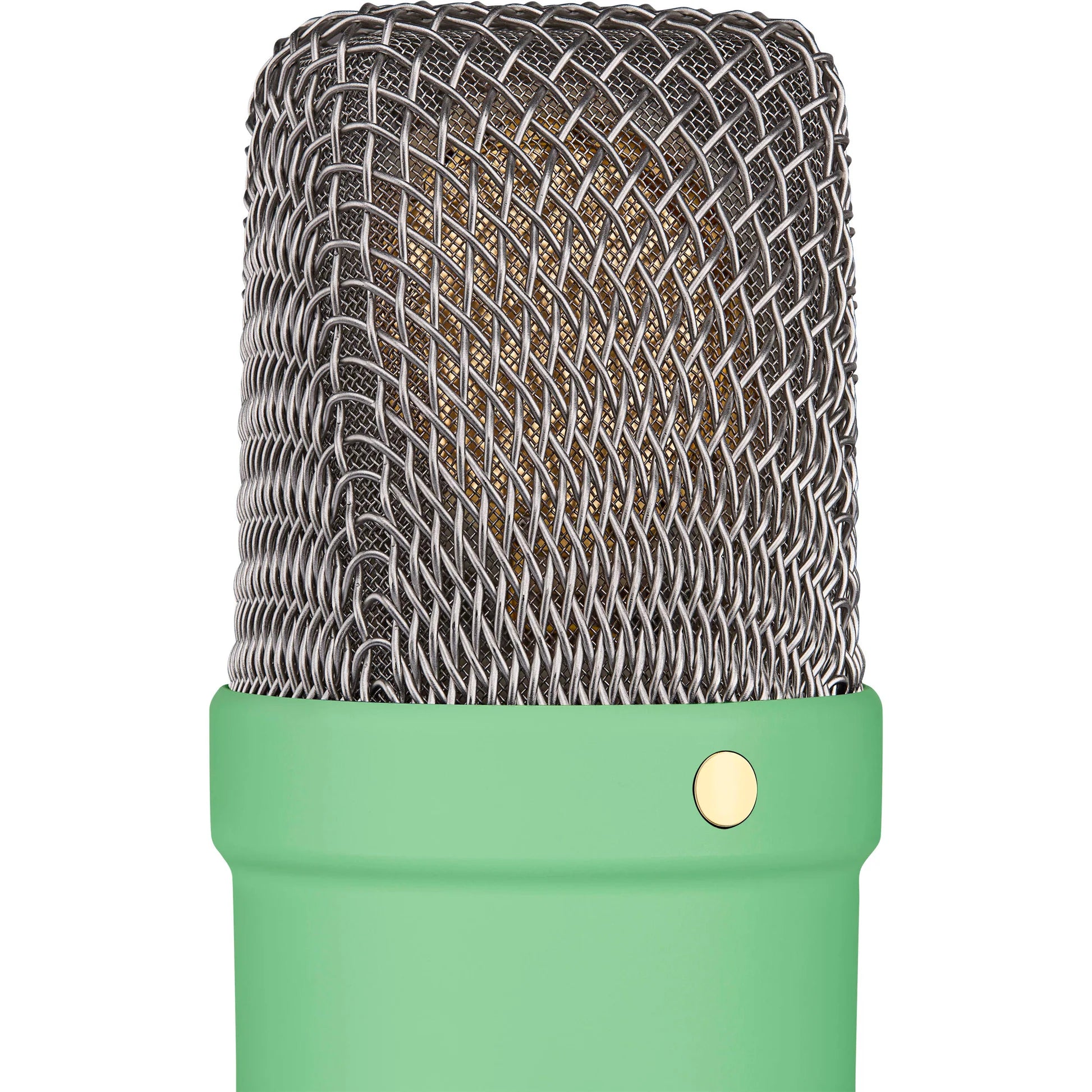 Rode NT1 Signature Series condenser microphone with silver finish and shock mount for studio recording and vocal clarity