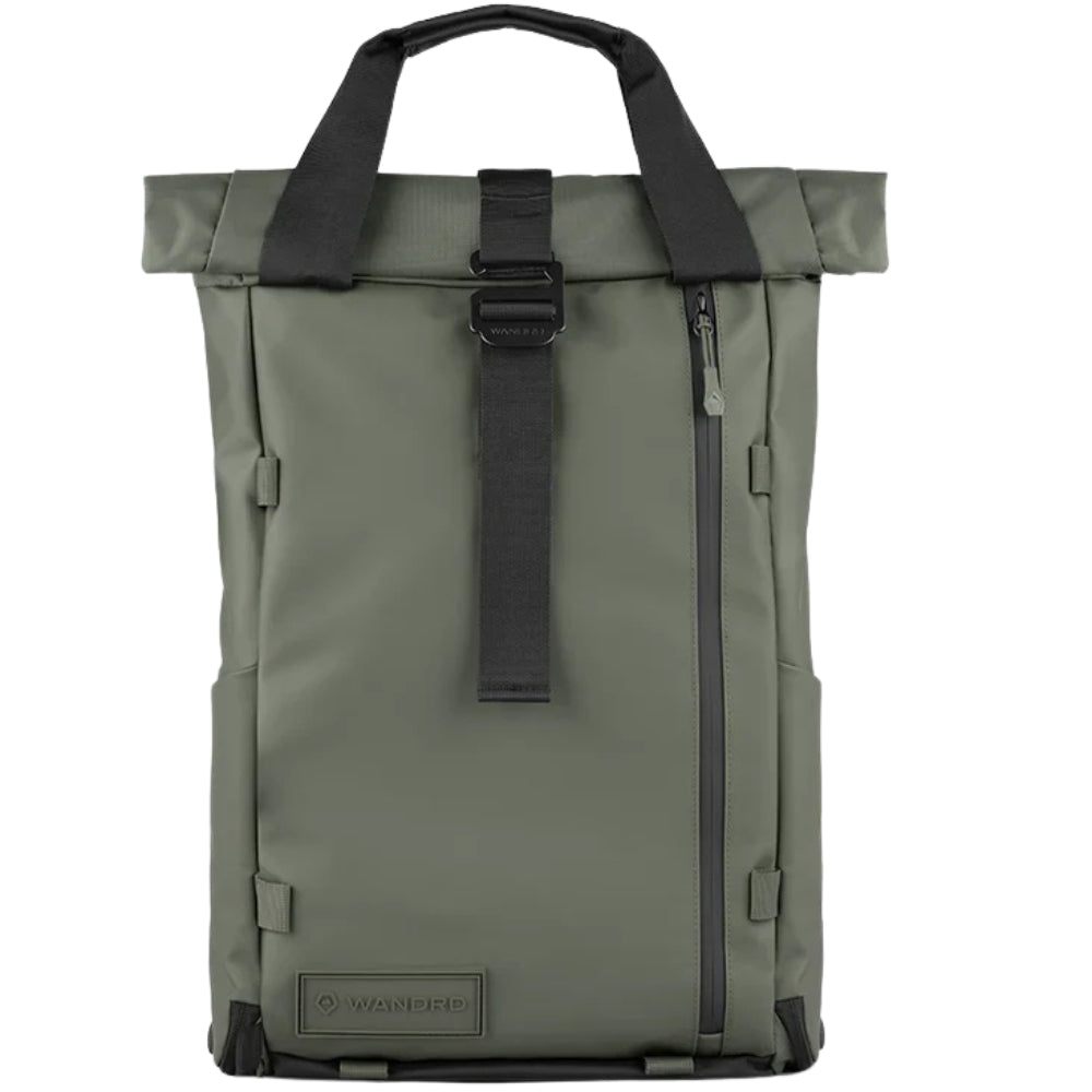 Wandrd Prvke EDC 18L video equipment bag with compact design, multiple compartments, and durable black material for gear storage.