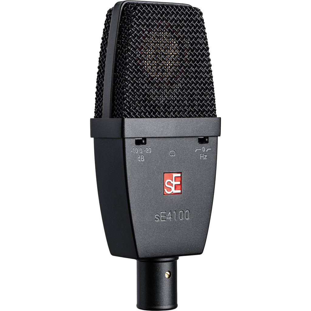 sE Electronics sE4100 condenser microphone with metal grille and body, professional studio microphone for vocals and instruments