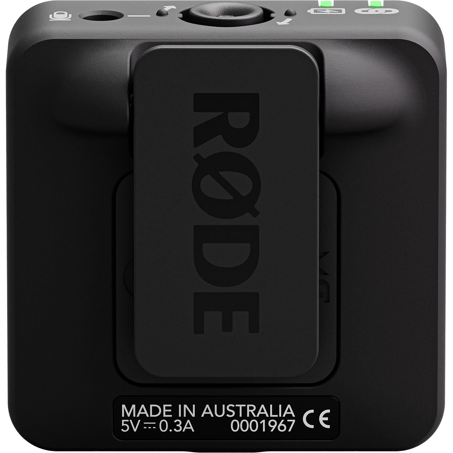 Rode Wireless ME Dual creator wireless microphone system in black with microphones and receiver components.