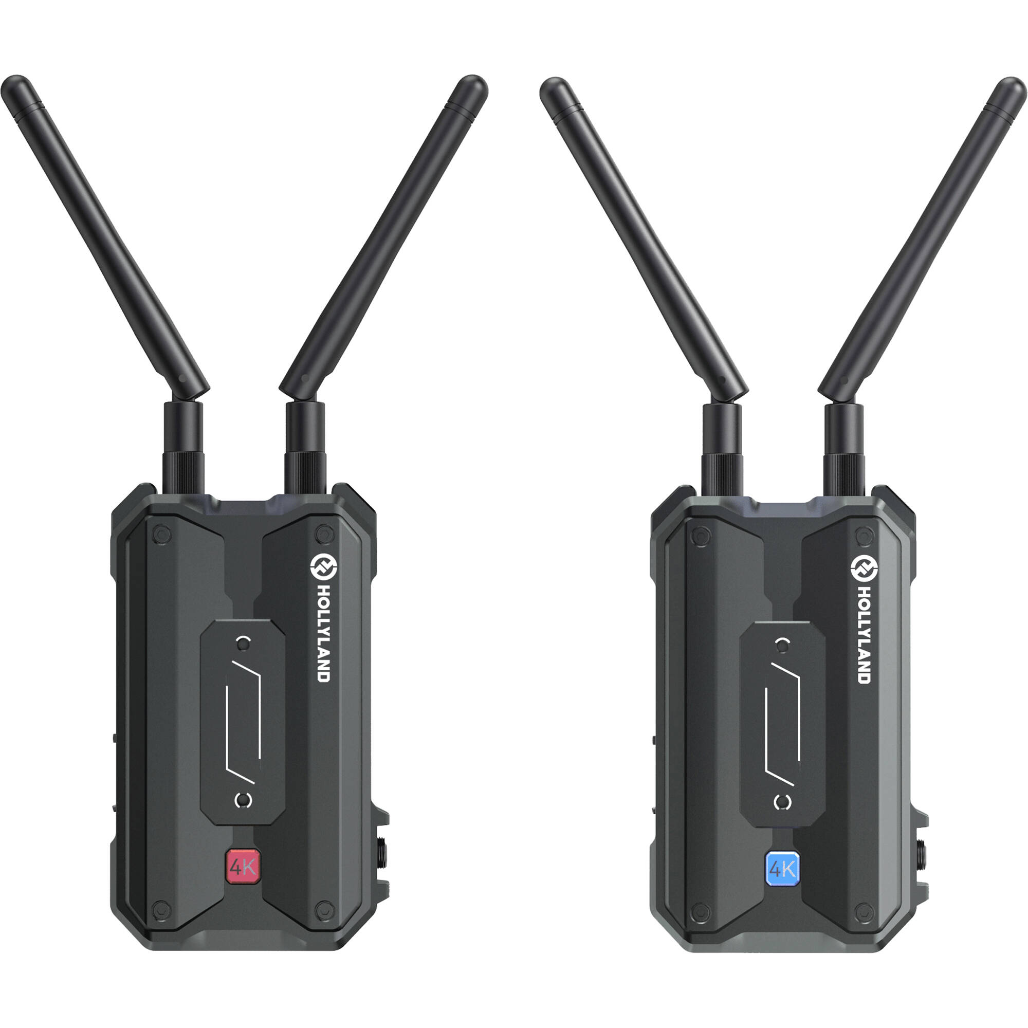 Hollyland Pyro H wireless video transmission system with transmitter and receiver units for professional video streaming.