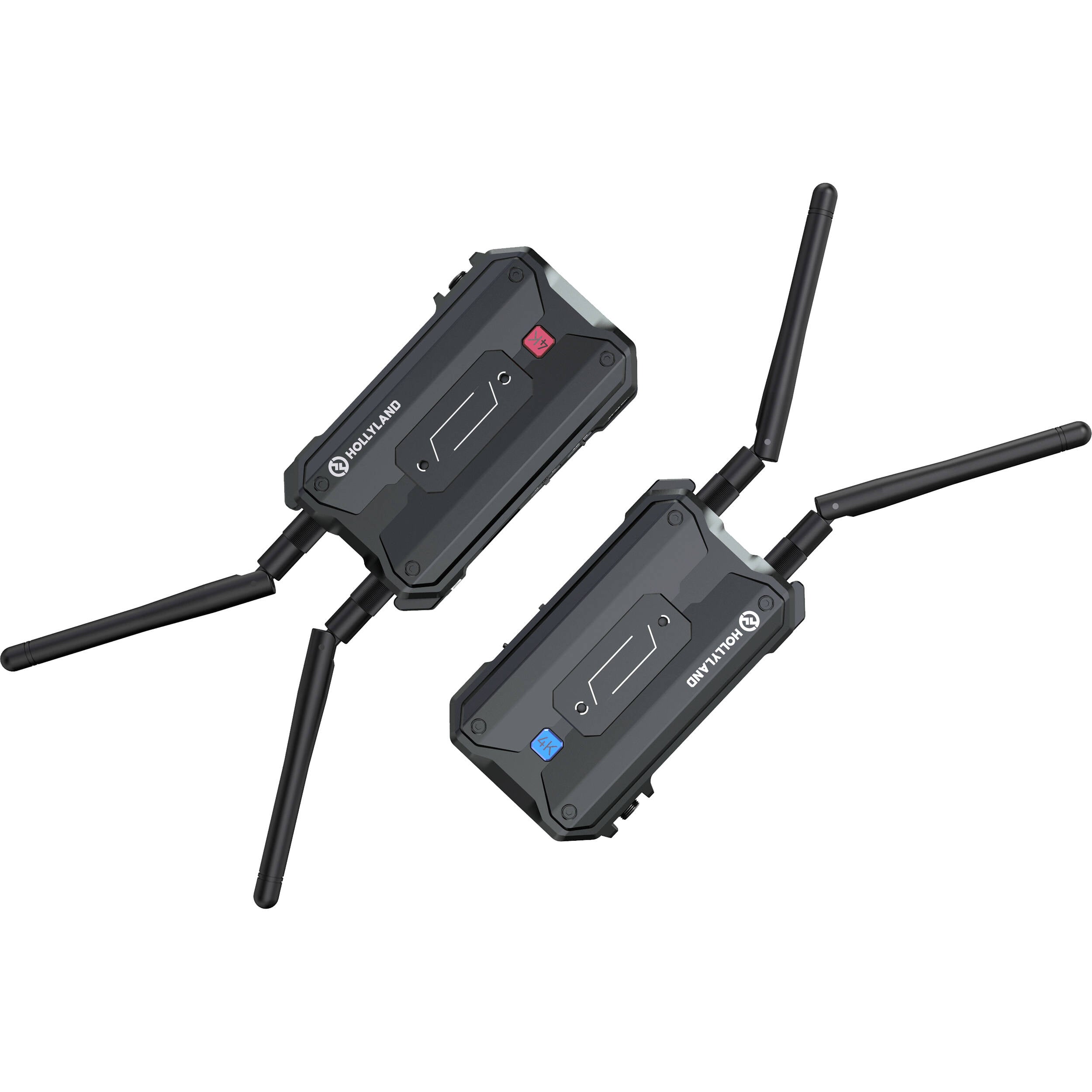 Hollyland Pyro H wireless video transmission system with compact transmitter and receiver for professional video production.