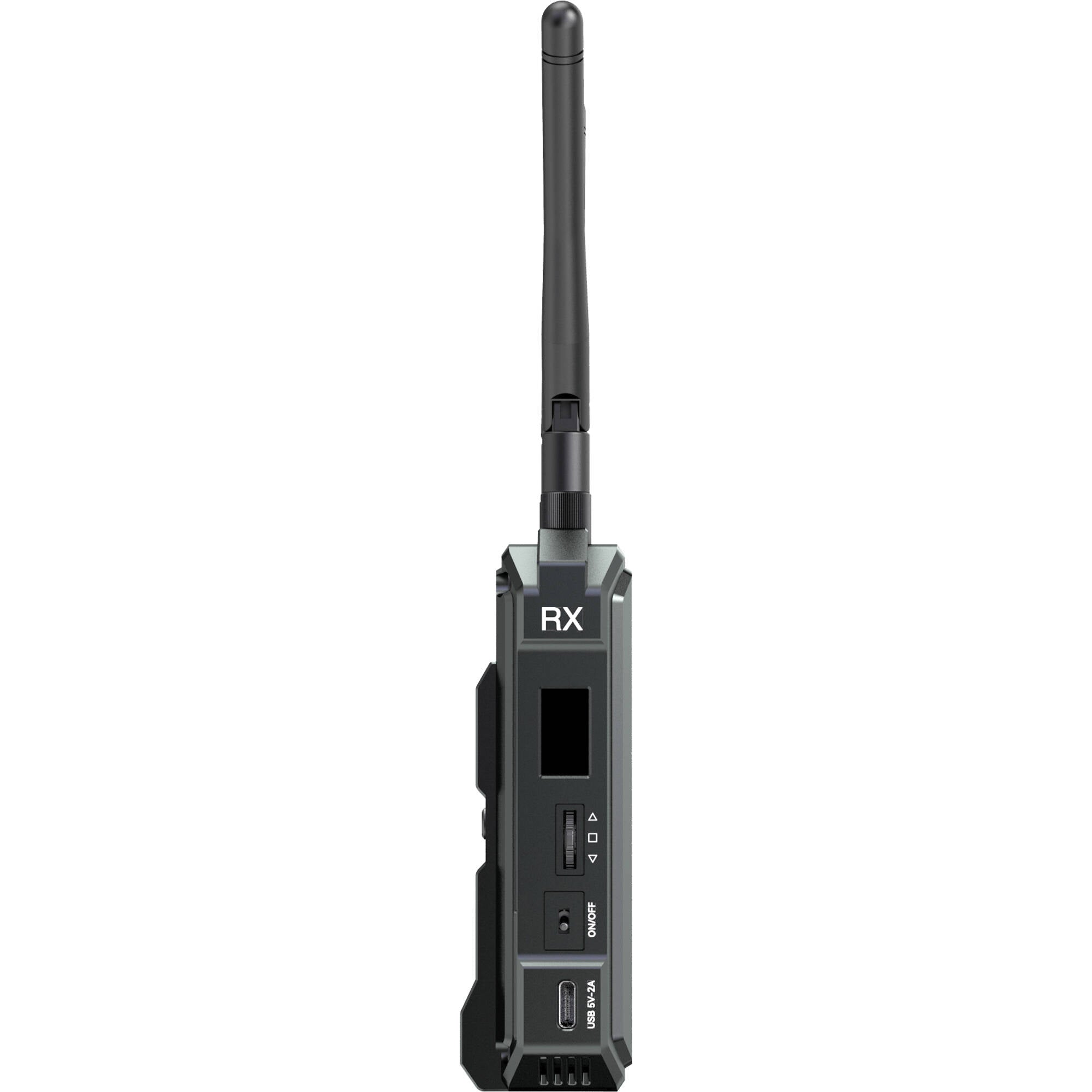 Hollyland Pyro H wireless video receiver with compact design and connection ports for professional video transmission.