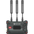 Hollyland Pyro S wireless video transmitter mounted on a camera for high-quality wireless video transmission.