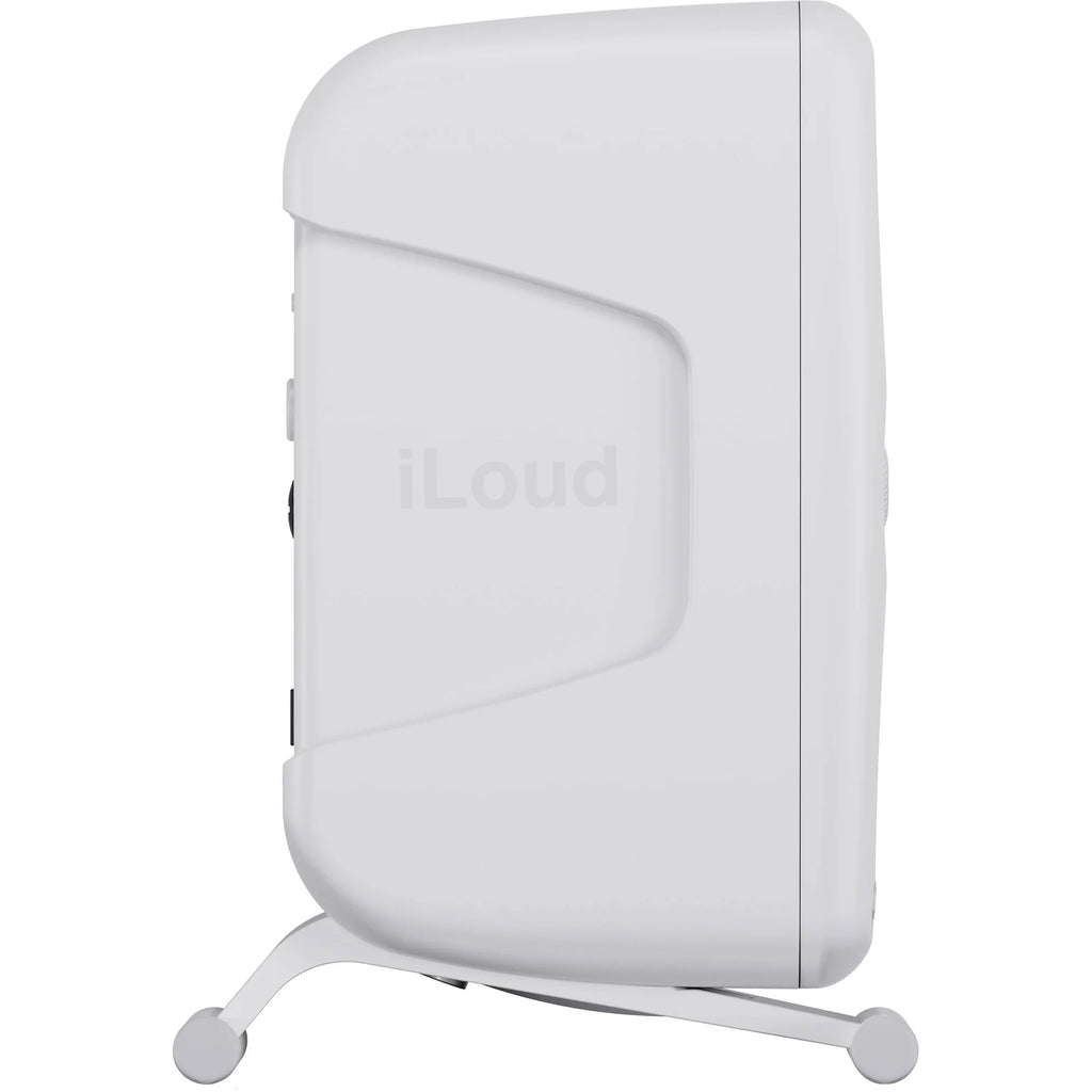 IK Multimedia iLoud MTM MK2 active nearfield monitors with dual speaker drivers and sleek black finish.