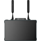 Hollyland Pyro 7 video monitor set with two wireless monitors featuring high-resolution screens and control buttons.
