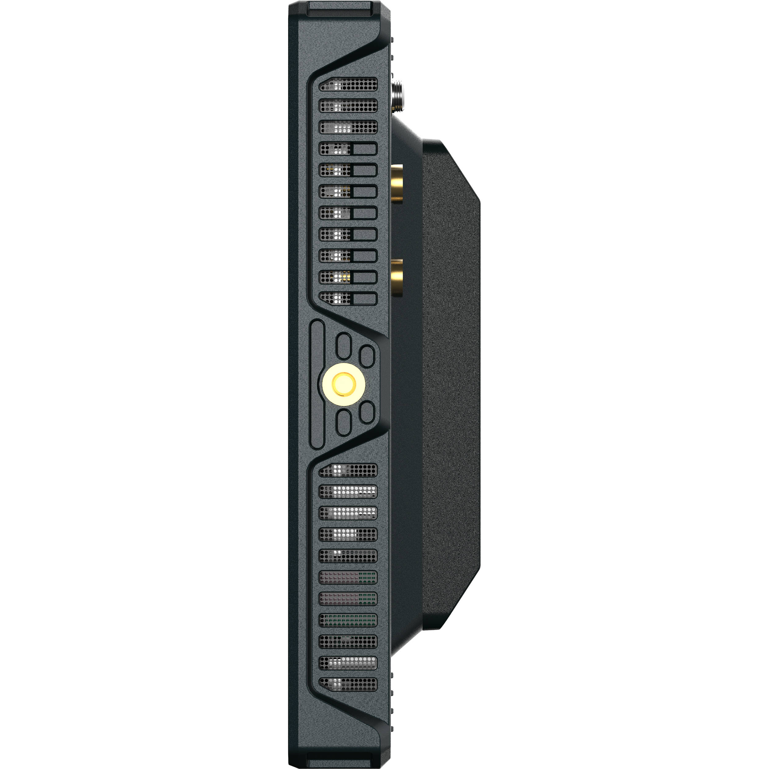 Hollyland Pyro 7 video monitor with screen and control buttons, designed for professional video production.