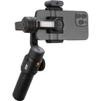 Zhiyun Smooth 5S AI professional stabilizer and gimbal for cameras and smartphones, with sleek design and advanced stabilization features.