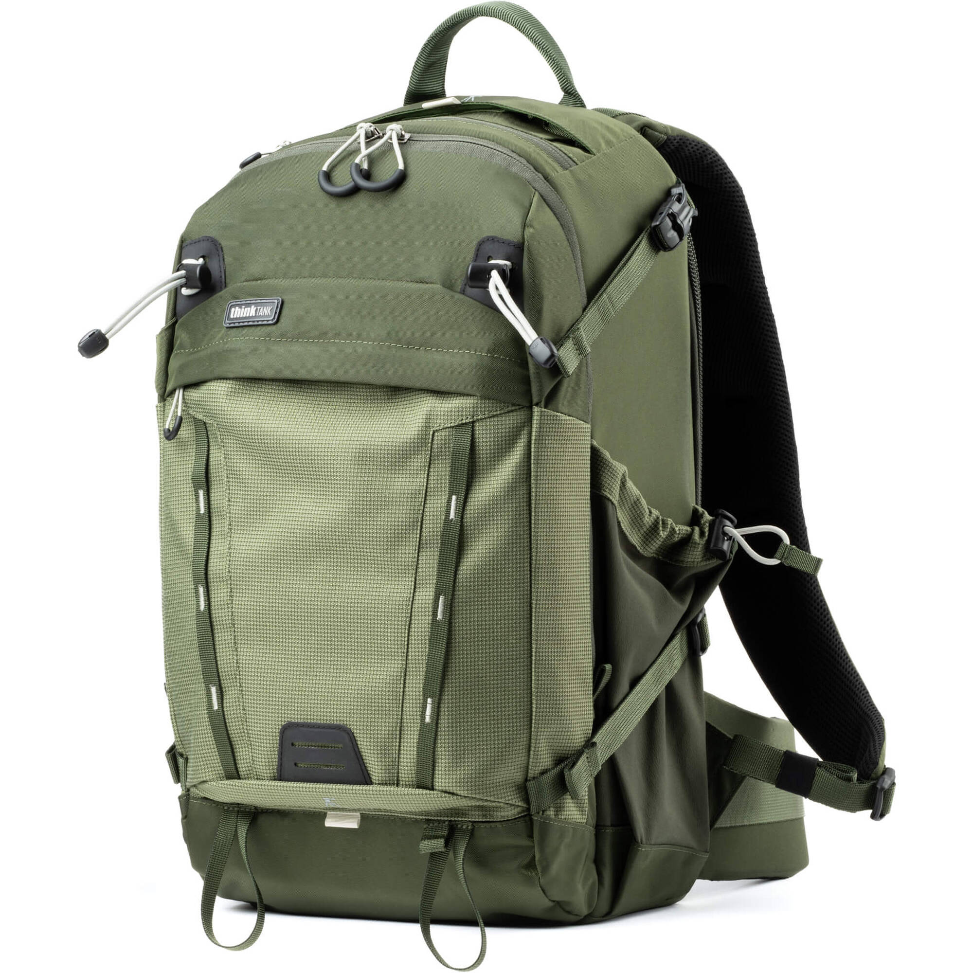 Think Tank Mindshift BackLight video equipment bag with padded compartments and adjustable straps for professional gear storage