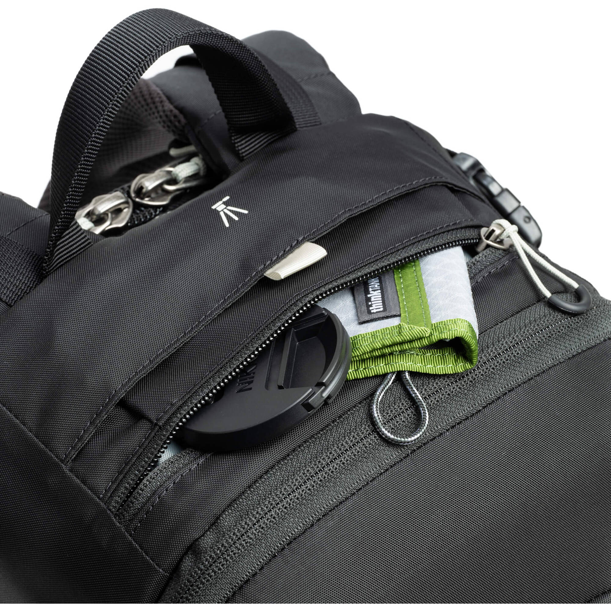 Think Tank Mindshift BackLight video equipment bag with padded compartments and adjustable straps for camera gear protection.