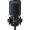 Shure SM4 condenser microphone kit with microphone, stand, and accessories for professional audio recording.