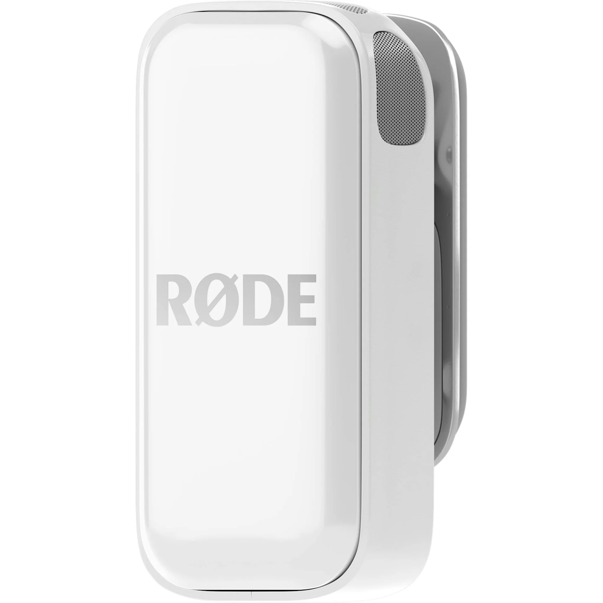 Rode Wireless Micro USB-C creator wireless microphone system with compact transmitter and receiver for high-quality audio.
