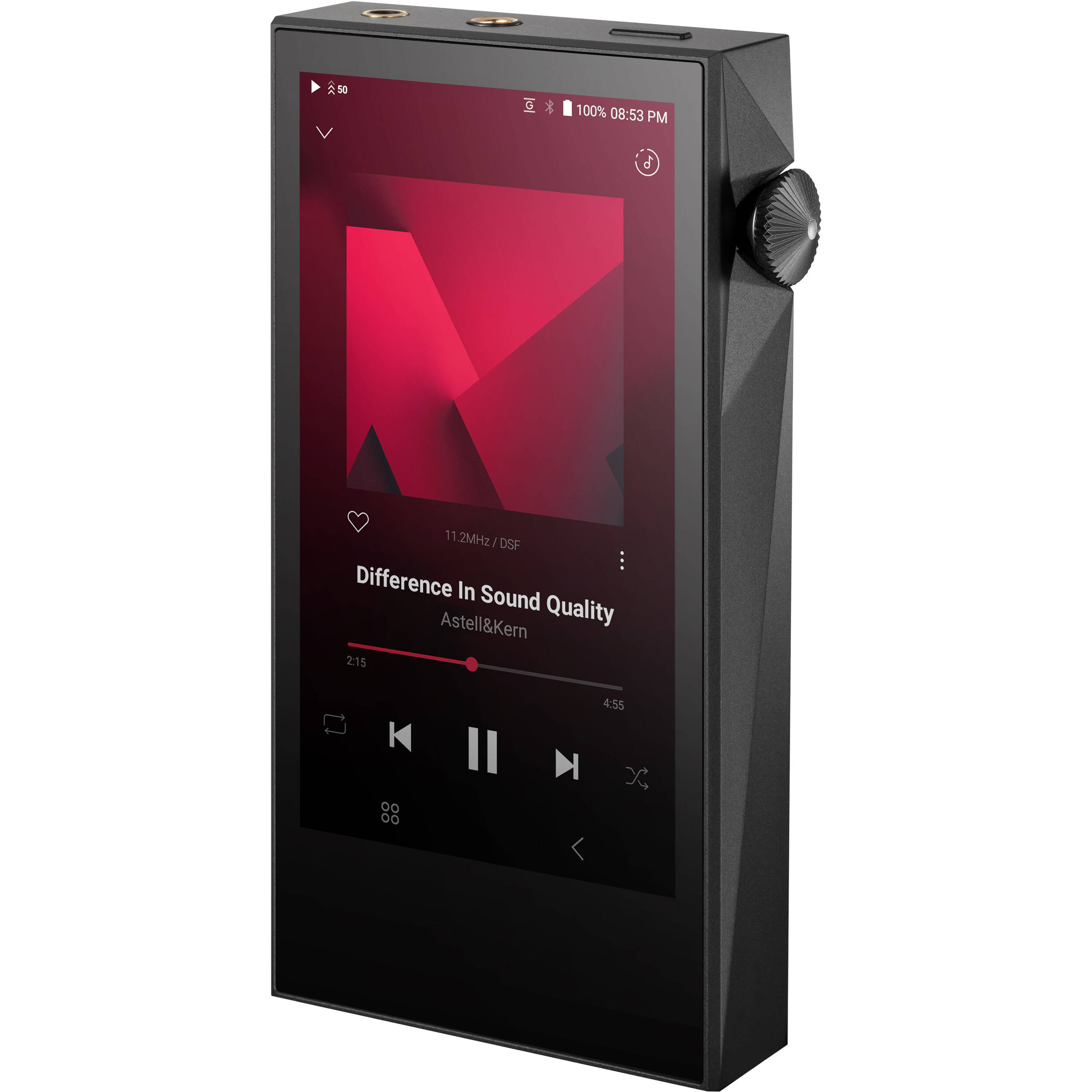 Astell&Kern A&ultima SP3000M portable music player with sleek black design and high-resolution display.