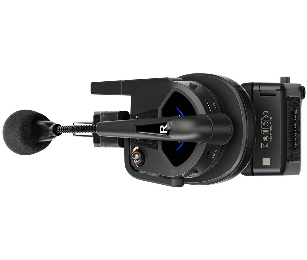 Saramonic WiTalk9 WT3S 3-person wireless video equipment set with microphones and receiver for clear audio recording.