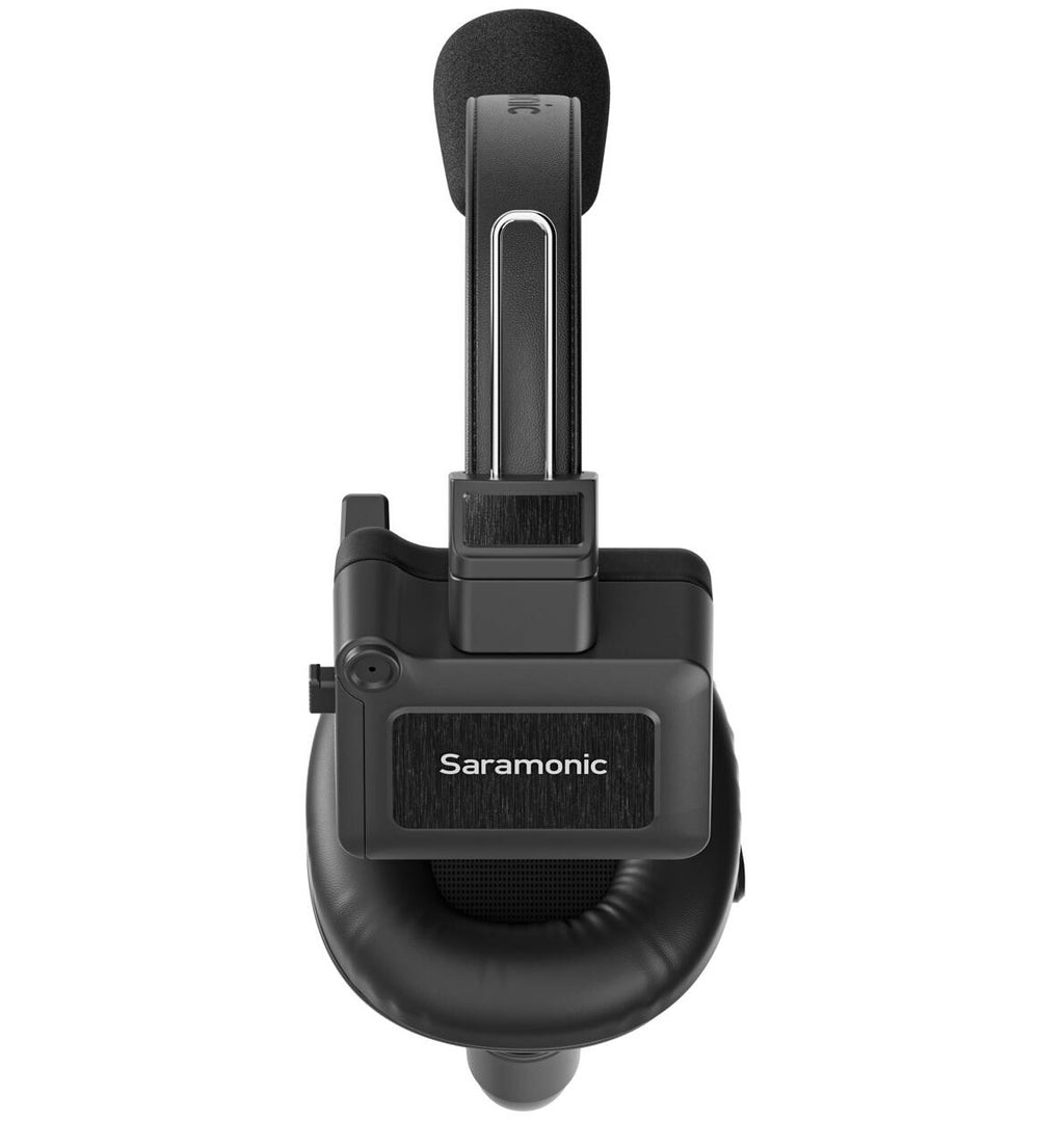 Saramonic WiTalk9 WT3S 3-person wireless video equipment set with microphones and receivers for professional audio recording.