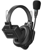 Saramonic WiTalk9 WT2S two-person wireless microphone system for video recording, with sleek black transmitters and receivers.