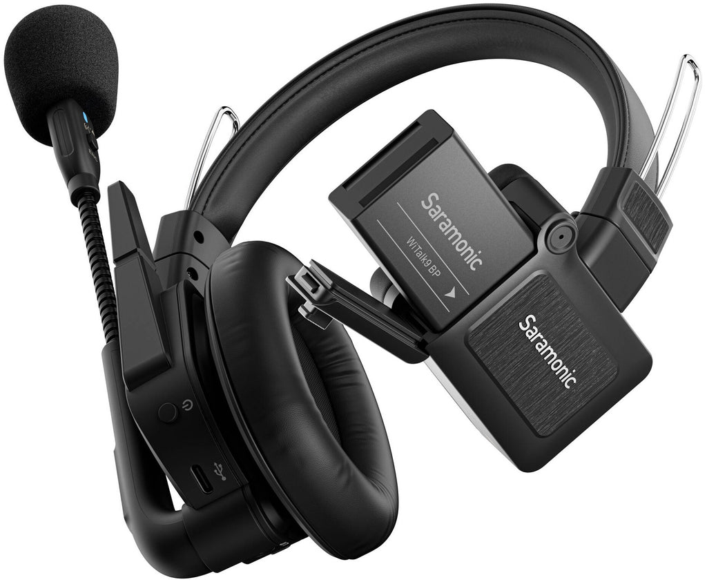 Saramonic WiTalk9 WT3S 3-person wireless video equipment with microphones and receiver for professional audio recording
