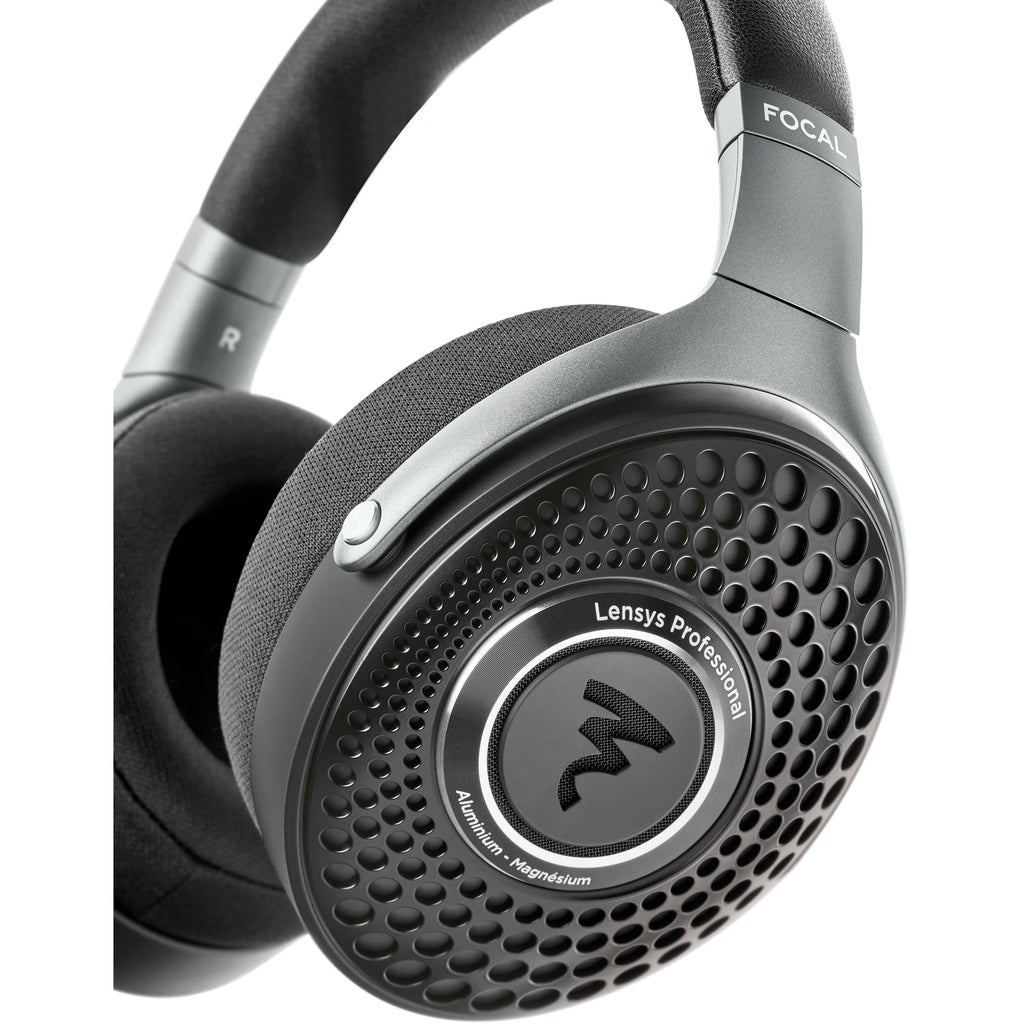 Focal Lensys Professional studio headphones with over-ear design, black cushions, and adjustable headband for accurate sound.