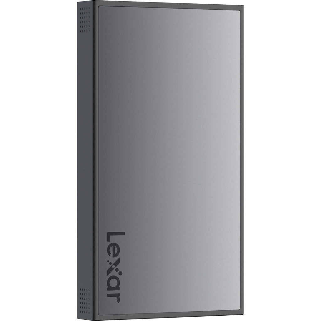 Lexar Workflow CFexpress 4.0 Type B card reader with USB-C connection and multiple card slots for professional media transfer.