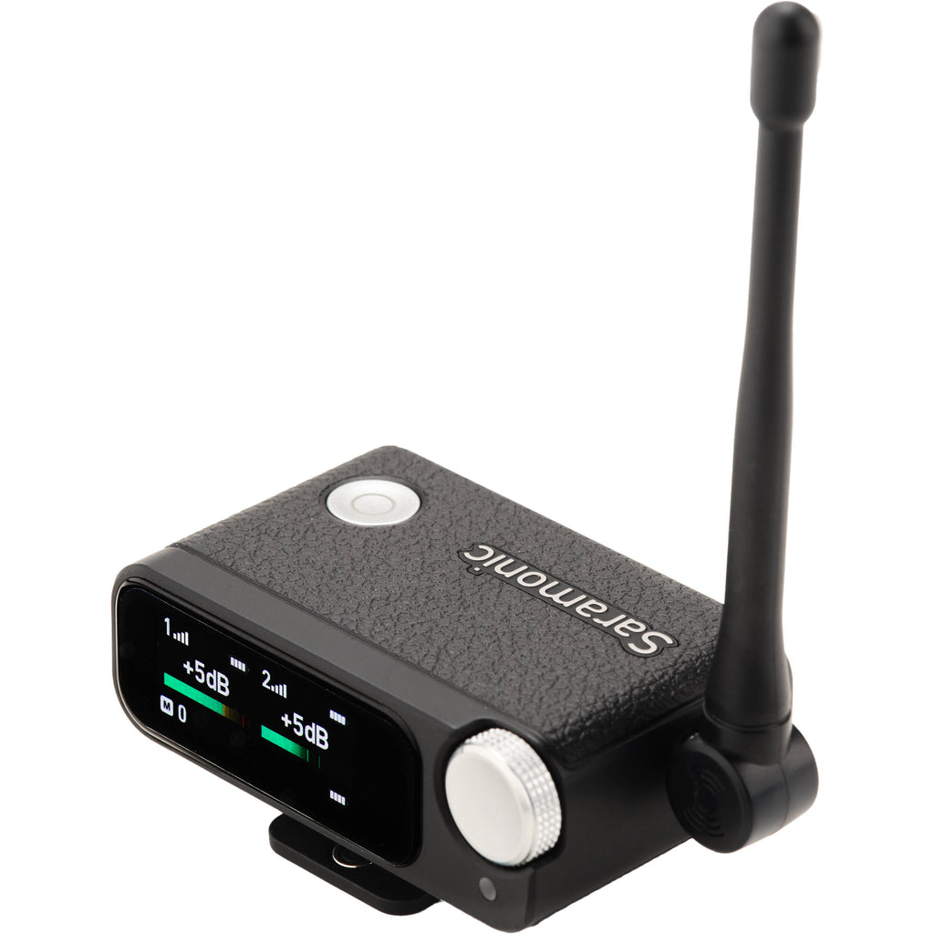 Saramonic Ultra Creator Wireless Microphone System with Lavalier Mics, compact and portable for high-quality audio recording.