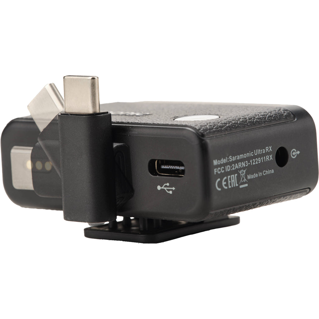 Saramonic Ultra Creator Wireless Microphone System with transmitter and receiver, compact audio equipment for content creators