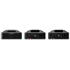 Rode Wireless GO 3 wireless microphone system with compact transmitters and receiver for high-quality audio recording.