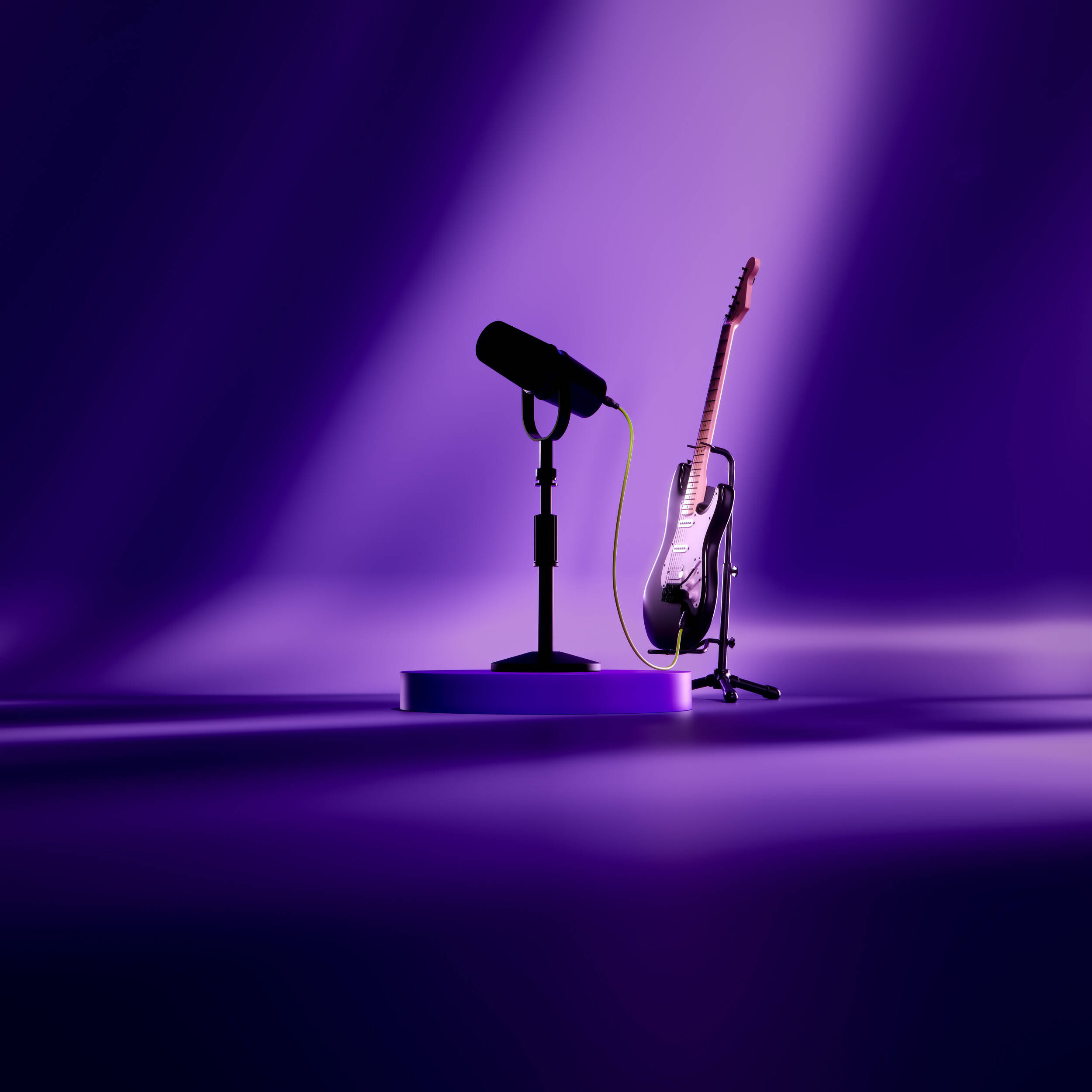 Shure MV7i USB microphone with black body and metal grille, designed for professional audio recording and streaming.
