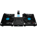 Reloop RMX-30 BT DJ mixer with dual channels, Bluetooth connectivity, and professional controls for seamless DJ performances.