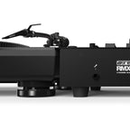 Reloop RMX-30 BT DJ mixer with knobs, faders, and Bluetooth controls, designed for professional DJ setups.