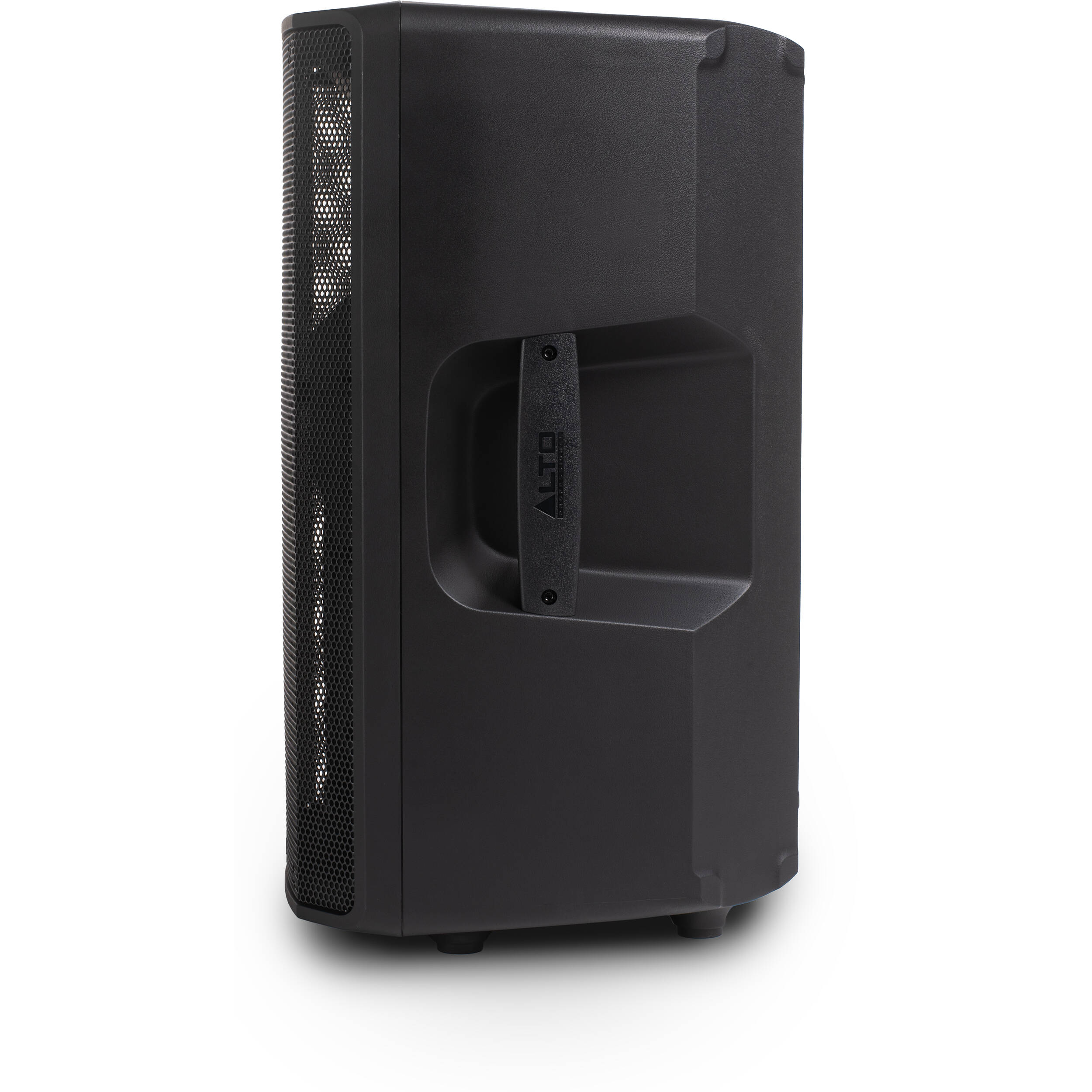 Alto Professional TX412 PA speaker system with black enclosure and control panel, designed for live sound reinforcement.