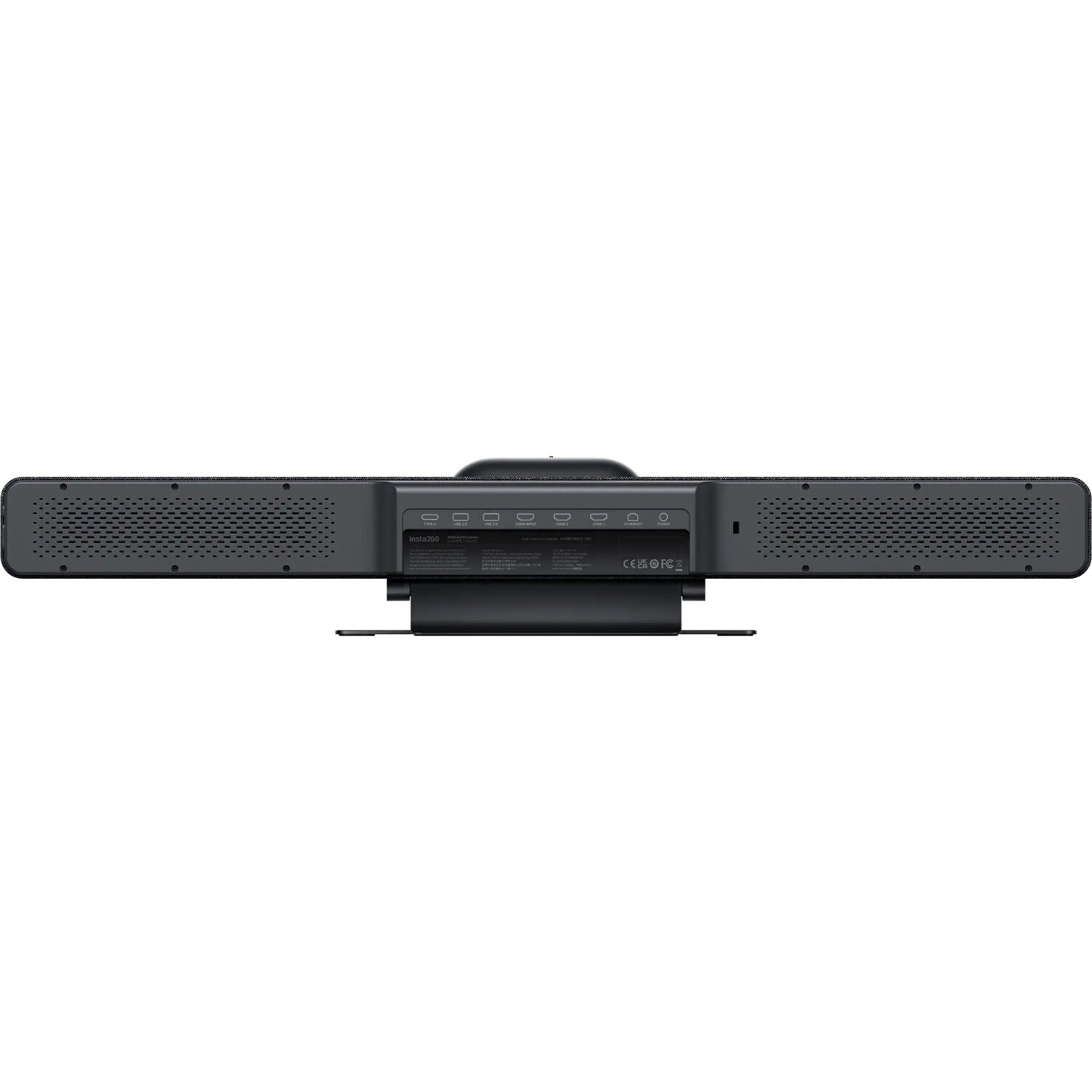 Insta360 Connect video conferencing camera with wide-angle lens and sleek design, compatible with various conferencing setups.