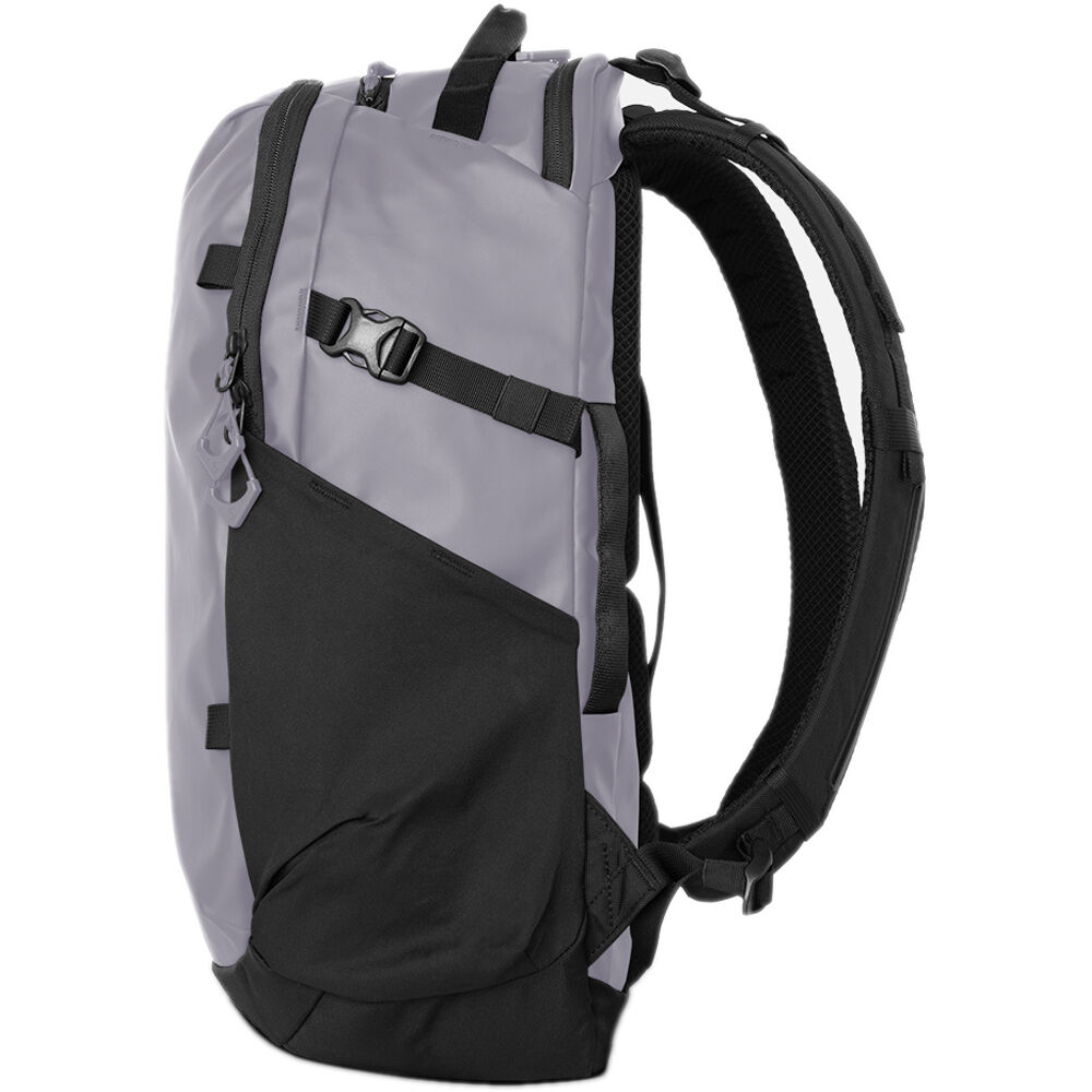 Wandrd Nimbus 18L video equipment bag with padded compartments and adjustable straps, designed for camera gear and accessories.