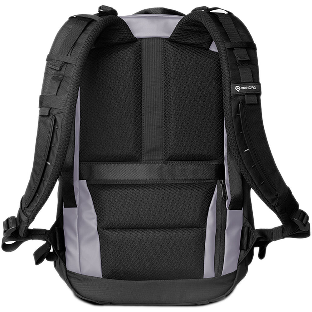 Wandrd Nimbus 18L video equipment bag with padded compartments and adjustable straps for secure gear transport.