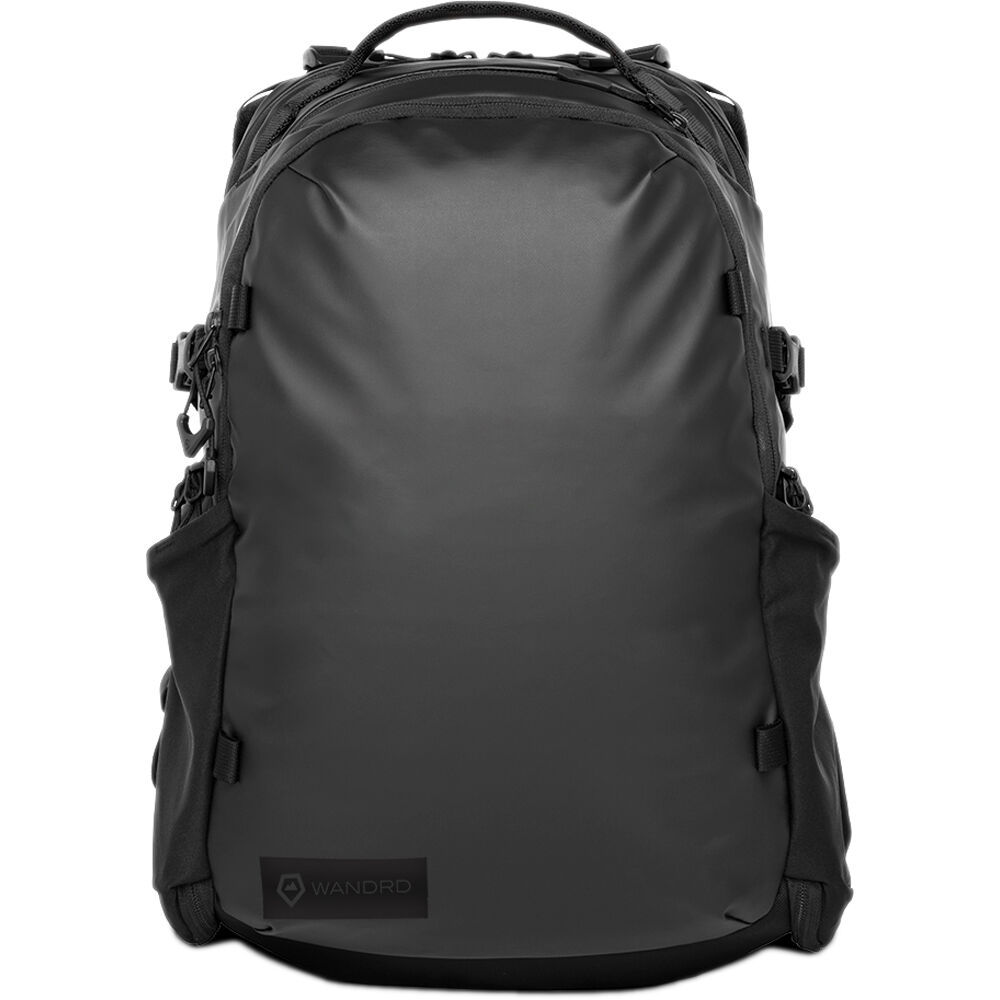Wandrd Stratus Photo 18L video equipment bag with padded compartments and durable black exterior for camera gear storage.