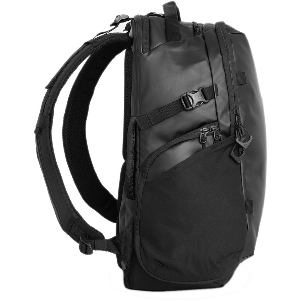 Wandrd Stratus Photo 18L video equipment bag with padded compartments and adjustable straps, designed for camera gear storage.