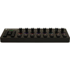 Melbourne Instruments Roto-Control MIDI controller with rotary knobs and buttons for music studio use.
