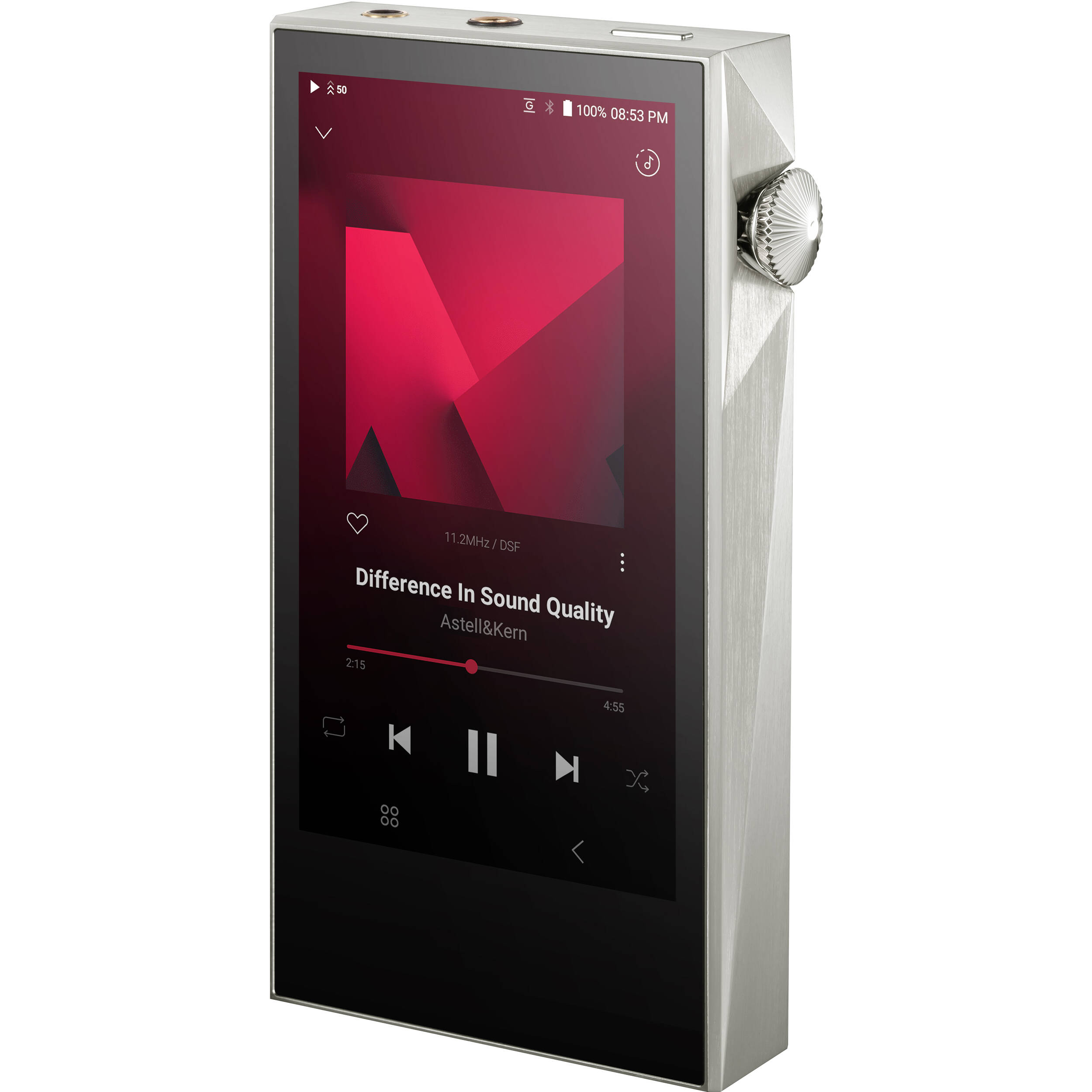 Astell&Kern A&ultima SP3000M portable music player with sleek black design and high-resolution display.