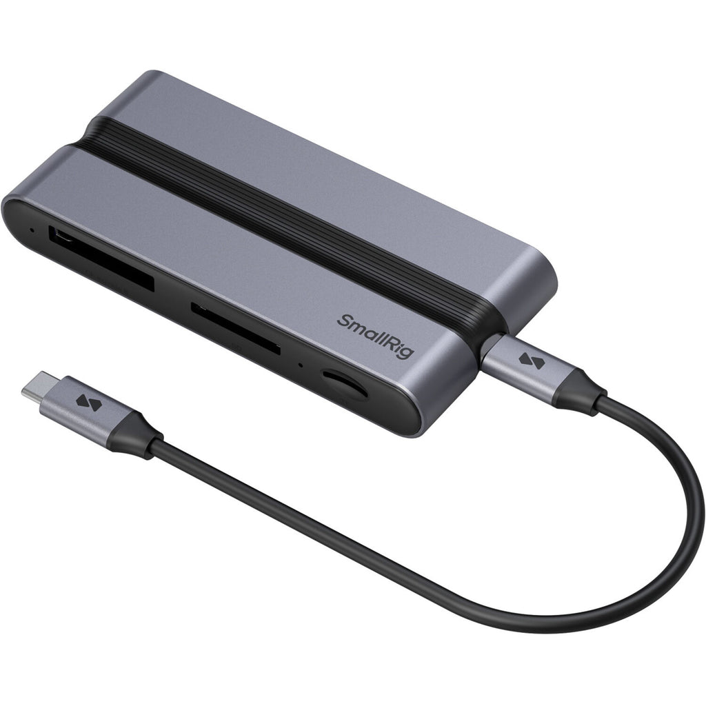 SmallRig CFexpress 9-in-1 Docking Station Type B with multiple ports for data transfer and device connectivity.