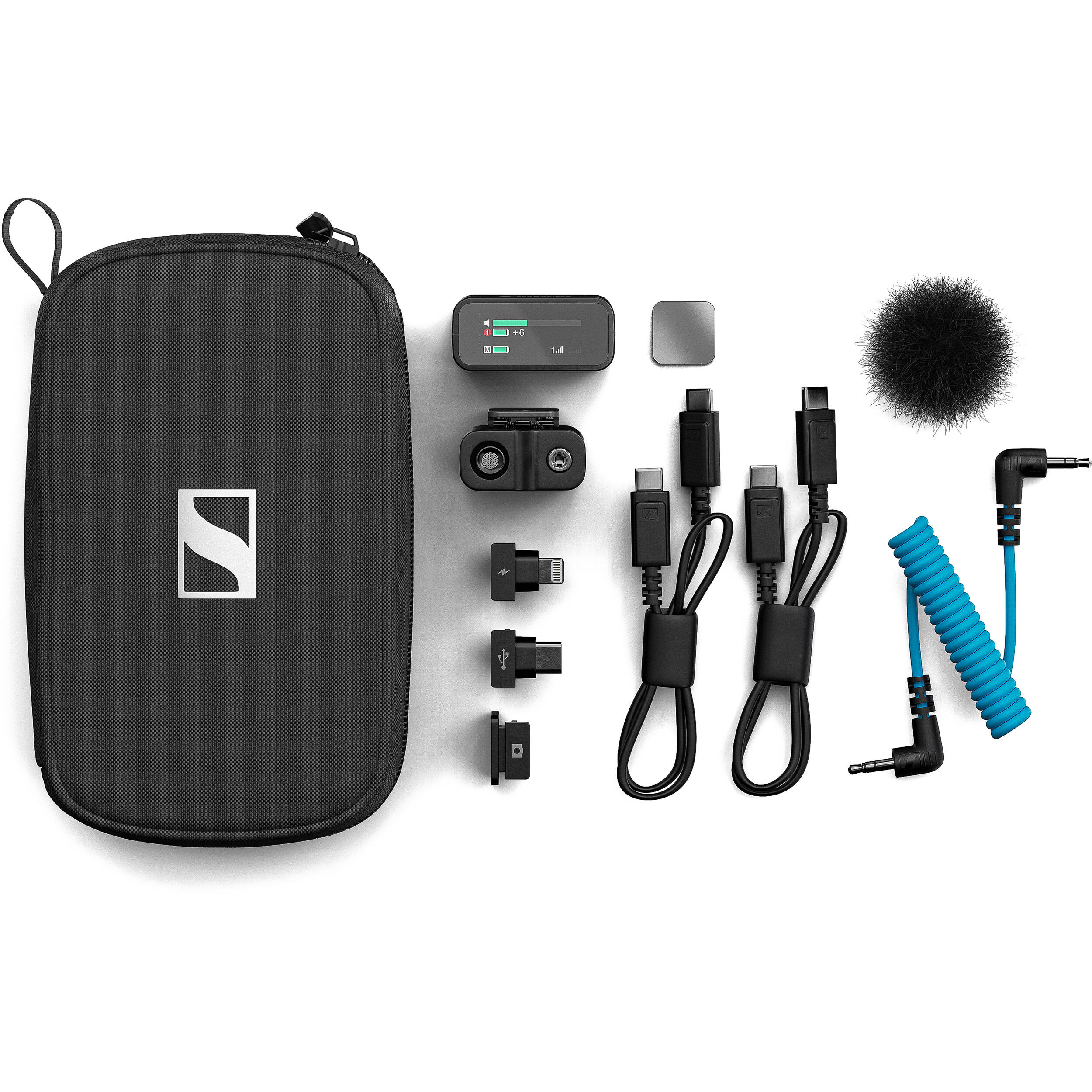 Sennheiser Profile Wireless 1-Channel Creator Microphone System with transmitter and receiver units on a white background.